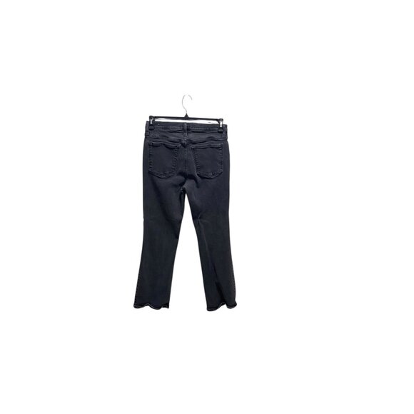 Madewell Middle School Rise Kick Out Jeans Black Size 28 - Picture 12 of 14